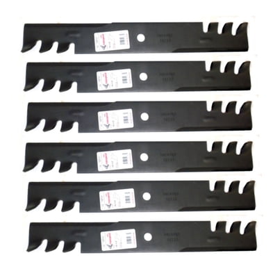 6PK 12733 Blades Compatible With Hustler 797704, 797712