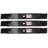 3PK Oregon 91-308 Mower Blade Compatible With Hustler 602439, 602439X