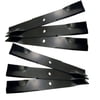 6Pk 350-695 High Lift Blades For 54" Hustler 601124, 601124X, 601124Y, 797696, 797696X, 797696Y, 797704, 601013, 602416, 797712