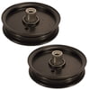 2Pk 15213 Flat Idler Pulleys For 52" Hustler Raptor 604231, 607479