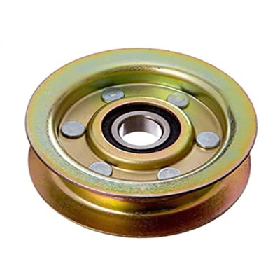 Free Shipping! 10741 Flat Idler Pulley Compatible With 42" & 48" John Deere GY20067, GY22172