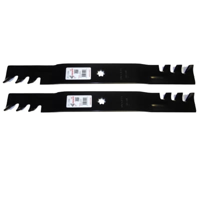 2Pk 11594 Mulching Blades Compatible With 42" John Deere AM137328, AM141033, GX22151, GY20850, UC21583