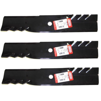 3Pk 396-725 Gator Blades Compatible With 96-725, 596-307, John Deere / Scotts AM31100, M127466, M41967