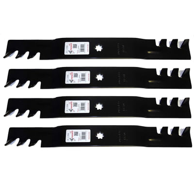 4Pk 11594 Mulching Blades Compatible With 42" John Deere AM137328, AM141033, GX22151, GY20850, UC21583