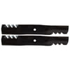 2 Pk 396-709 G6 Gator Blades Compatible With John Deere AM100945, AM100946, AM104652, M112974, M112991, M118958, M74449, M82408, M84472