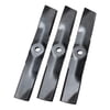 Free Shipping! 3Pk 6206 Blades Compatible With John Deere M115495; Fits 48 Inch John Deere Rider