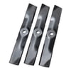 3Pk 6206 Blades Compatible With John Deere M115495; Fits 48 Inch John Deere Rider