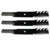 3Pk 6294 Mulching Blades For 36? & 52? Decks; Fits Bobcat, Bunton, Encore, Exmark, John Deere, Kees, Lesco, Ransomes, Scag & Snapper