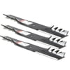 3Pk 596-344 Gator Blades Compatible With John Deere AM104490, PT8721, TCU29188, TCU29869, TCU35393, TCU37208