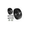 Free Shipping! 2Pk 6915 Deck Wheels W/ Bolts Compatible With John Deere AM33718 & Craftsman 105455X, 532105455