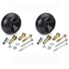 2Pk 72-165 (5") Deck Wheel Kit Compatible With John Deere AM116299, AM133602, M111489, M125172