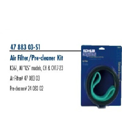 47-883-03-s1 Kohler Air Filter Kit