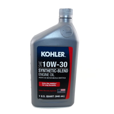 1 Quart Kohler Synthetic Blend 10W30 Engine Oil