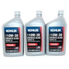3 PK Kohler Synthetic 10W-30 Egine Oil 1 Quart Bottles