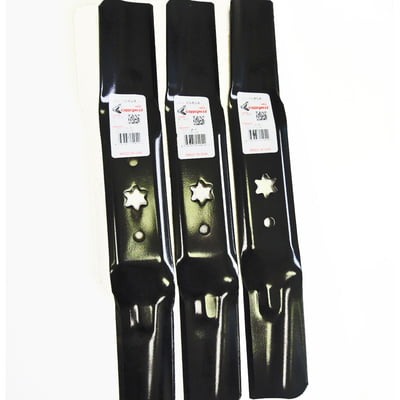 3Pk 15454 Blades Compatible With MTD/Cub Cadet 742-05052A, 942-05052A