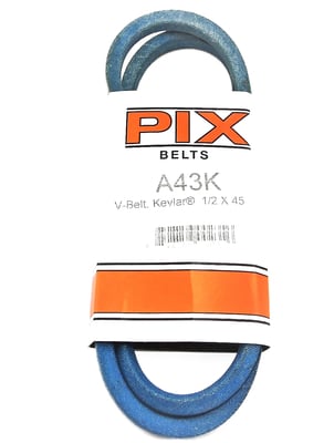Free Shipping! A43K/4L450K Pix Belt Compatible With MTD 754-0194,754-0111 (1/2" X 45")