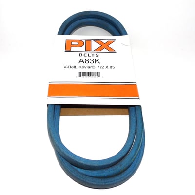 Free Shipping! A83K/4L850K Pix Belt Made With Kevlar Compatible With Murray 21614, 37X10 (1/2" X 85")