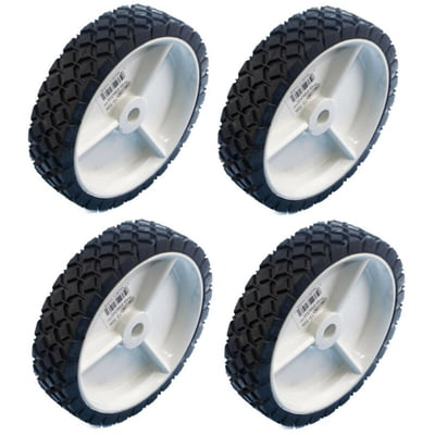 4Pk 72-106 Diamond Tread Wheels (6X150") Compatible With Murray 042174, 1922127SM, 21027, 22127, 42174