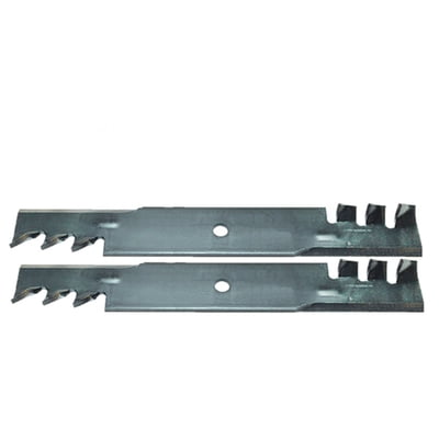 2Pk 15005 Heavy Duty Copperhead Mulching Blades Compatible with John Deere AM104489, Bad BOY 038-5000-00 & SCAG 482461