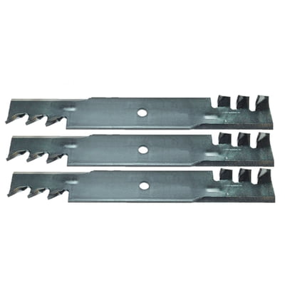 3Pk 15005 Heavy Duty Copperhead Mulching Blades Compatible with John Deere AM104489, Bad BOY 038-5000-00 & SCAG 482461