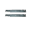 2 Pk 15005 Heavy Duty Copperhead Mulching Blades Compatible with John Deere AM104489, Bad BOY 038-5000-00 & SCAG 482461
