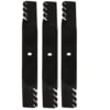 3Pk 362-625 (24.5”) Blades For 72” Scag 48112, 48113, 481701, 481709, 482694, 482882, Exmark 103-2521, 103-2521-S, 103-2531, 103-2531-S, 1-643006, 1-643097, 643006