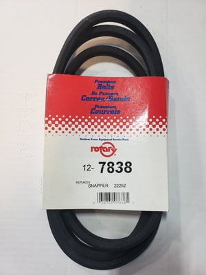 Free Shipping! 7838 Snapper Belt Replaces Snapper 2-2252, 7022252