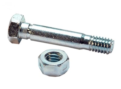 8628 Snowblower Shear Pin & Nut Replaces MTD 710-0891, 910-0891