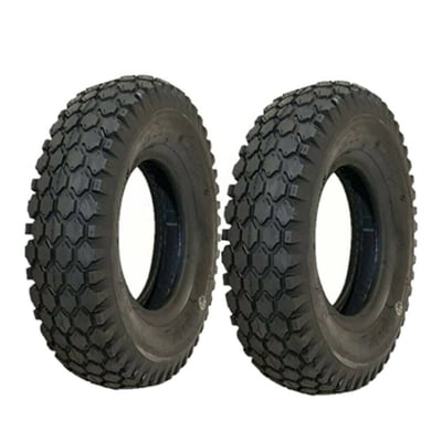 2Pk 58-022 Premium Stud Tread Tires 4.10 X 3.50 X 6