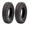 2Pk 58-021 Premium Tubeless Tires, 410/350-5, 2-Ply, Stud Tread