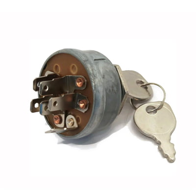FREE SHIPPING! 11018 Ignition Switch Compatible With Toro #27-2360, with 9/16" Mounting Stem.