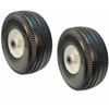 2Pk 15087 Flat Free 4.10/3.50-4 (10") Wheel Assembly For Time Cutter Z, 105-3471